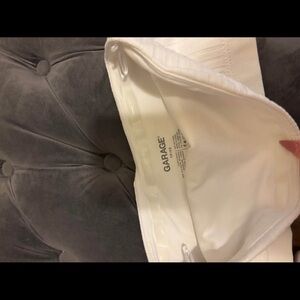 Garage White Tube top